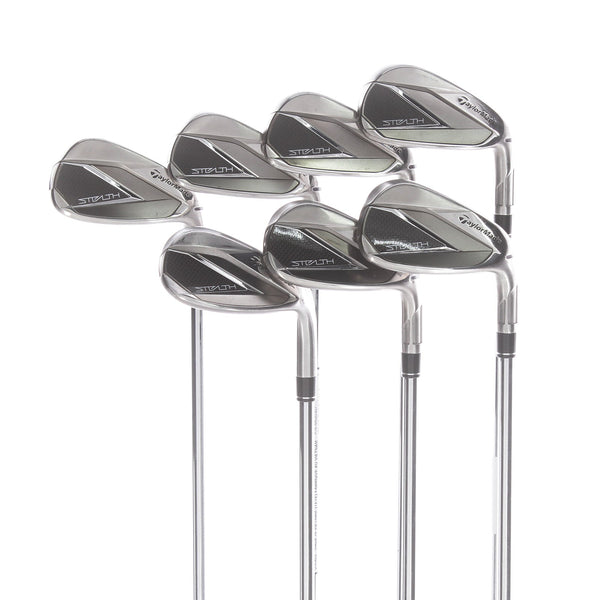 TaylorMade Stealth Steel Mens Right Hand Irons 5-SW Regular - KBS Max MT 85