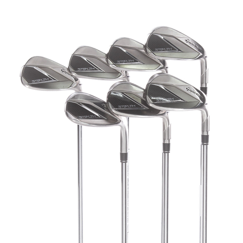 TaylorMade Stealth Steel Mens Right Hand Irons 5-SW Regular - KBS Max MT 85