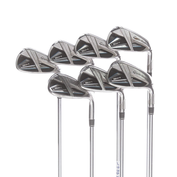 TaylorMade Sim Max Steel Mens Right Hand Irons 5-SW Regular - KBS Max 85