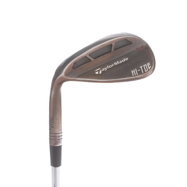 TaylorMade Hi Toe Steel Mens Left Hand Lob Wedge 58* Wedge - KBS Hi-Rev 2.0 115