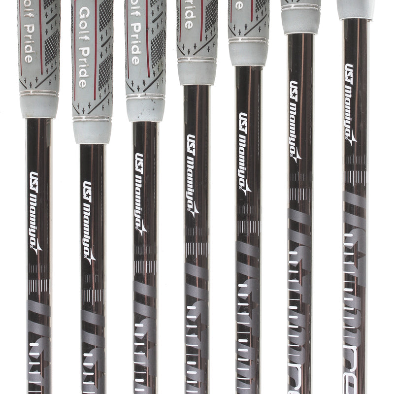 Mizuno JPX 921 Hot Metal Graphite Mens Left Hand Irons 5-GW Regular - UST Mamiya Recoil 95 F3