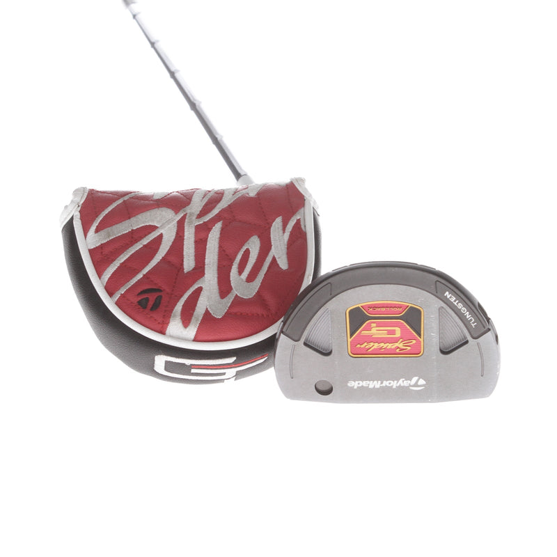 TaylorMade Spider GT Rollback Mens Right Hand Putter 34" Mallet - TaylorMade Super Stroke Pistol GTR 1.0