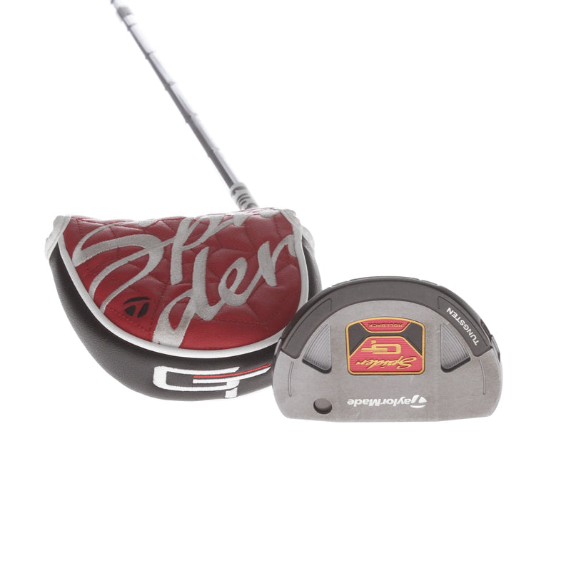 TaylorMade Spider GT Rollback Mens Right Hand Putter 34" Mallet - TaylorMade Super Stroke Pistol GTR 1.0