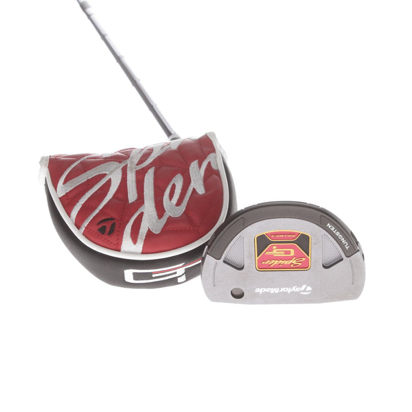 TaylorMade Spider GT Rollback Mens Right Hand Putter 34" Mallet - TaylorMade Super Stroke Pistol GTR 1.0