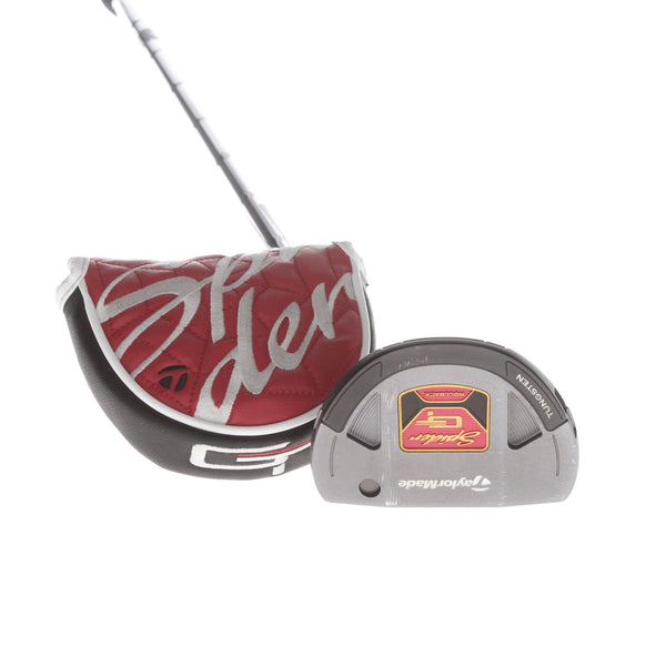 TaylorMade Spider GT Rollback Mens Right Hand Putter 34" Mallet - TaylorMade Super Stroke Pistol GTR 1.0