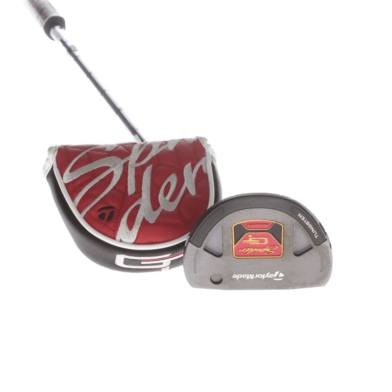 TaylorMade Spider GT Rollback Mens Right Hand Putter 34" Mallet - TaylorMade Super Stroke Pistol GTR 1.0