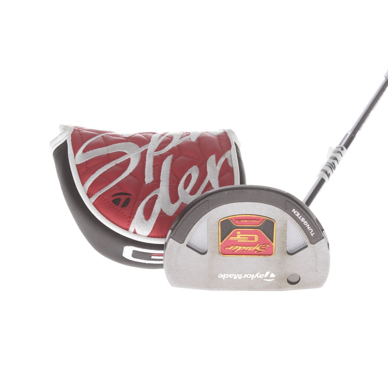 TaylorMade Spider GT Rollback Mens Left Hand Putter 35" Mallet - TaylorMade Super Stroke Pistol GTR 1.0