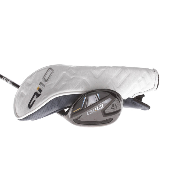 TaylorMade Qi10 Graphite Mens Right Hand 4 Hybrid 22* Stiff - Fujikura Ventus TR HB 7-S