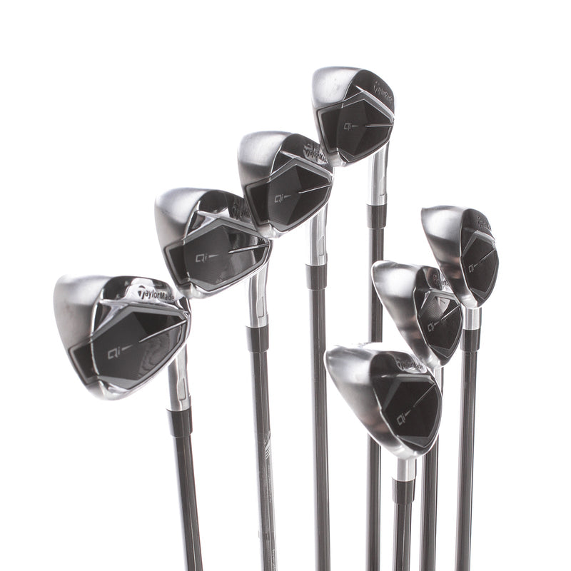 TaylorMade Qi Graphite Mens Right Hand Irons 5-SW Senior - Fujikura Ventus TR 5-A