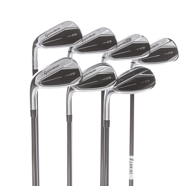 TaylorMade Qi Graphite Mens Left Hand Irons 5-SW Regular - Fujikura Ventus TR 5-R
