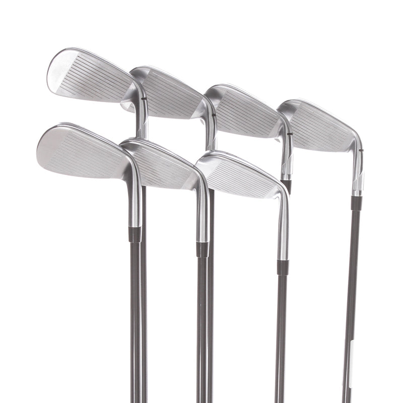 TaylorMade Qi Graphite Mens Left Hand Irons 5-SW Regular - Fujikura Ventus TR 5-R