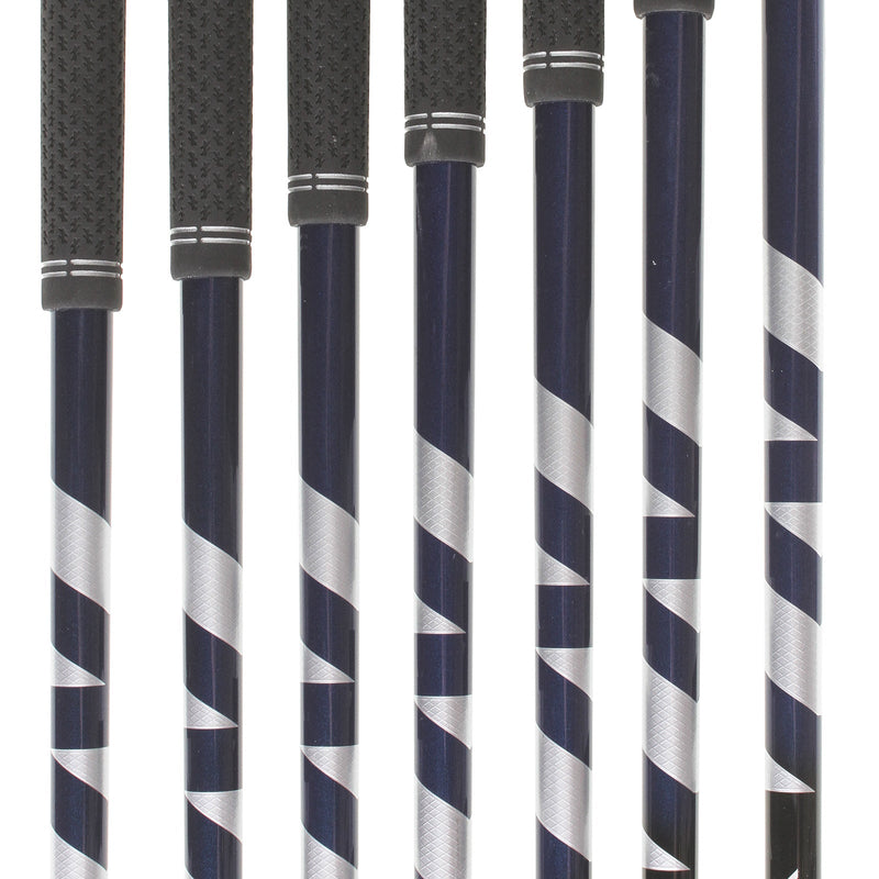 TaylorMade Qi Graphite Mens Left Hand Irons 5-SW Regular - Fujikura Ventus TR 5-R