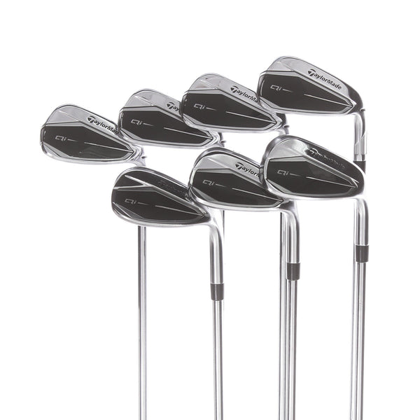 TaylorMade Qi Steel Mens Right Hand Irons 5-SW Regular - KBS Max 85