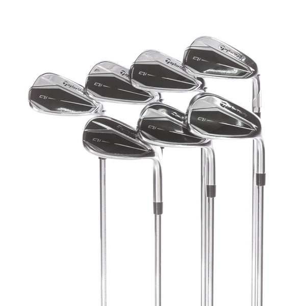 TaylorMade Qi Steel Mens Right Hand Irons 5-SW Regular - KBS Max 85