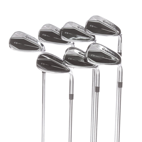 TaylorMade Qi Steel Mens Right Hand Irons 5-SW Regular - KBS Max 85