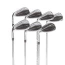 TaylorMade Qi Steel Mens Left Hand Irons 5-SW Regular - KBS Max 85
