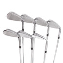 TaylorMade Qi Steel Mens Left Hand Irons 5-SW Regular - KBS Max 85