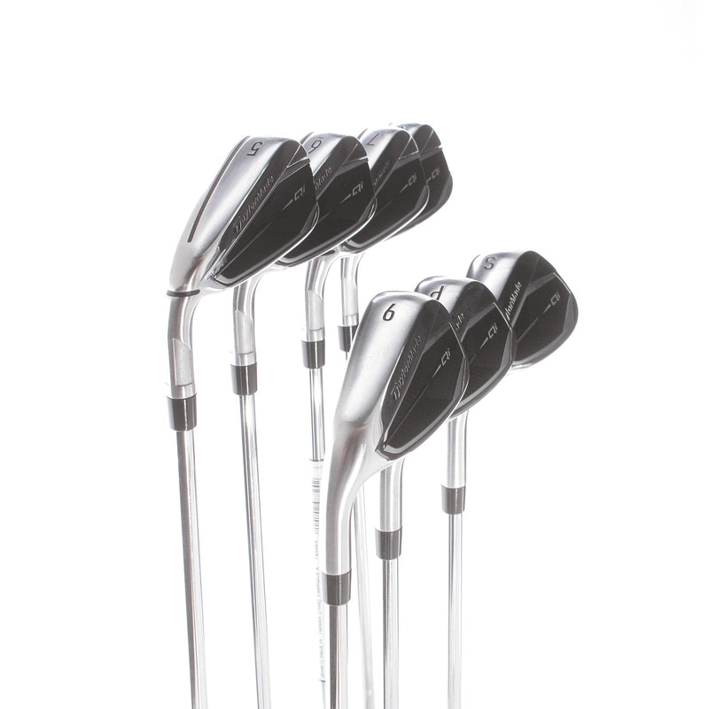 TaylorMade Qi Steel Mens Left Hand Irons 5-SW Regular - KBS Max 85