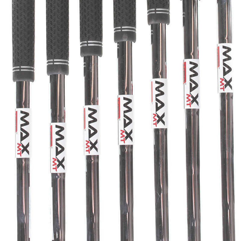 TaylorMade Qi Steel Mens Left Hand Irons 5-SW Regular - KBS Max 85
