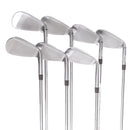 TaylorMade Qi Steel Mens Left Hand Irons 5-SW Regular - KBS Max 85