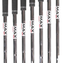 TaylorMade Qi Steel Mens Left Hand Irons 5-SW Regular - KBS Max 85