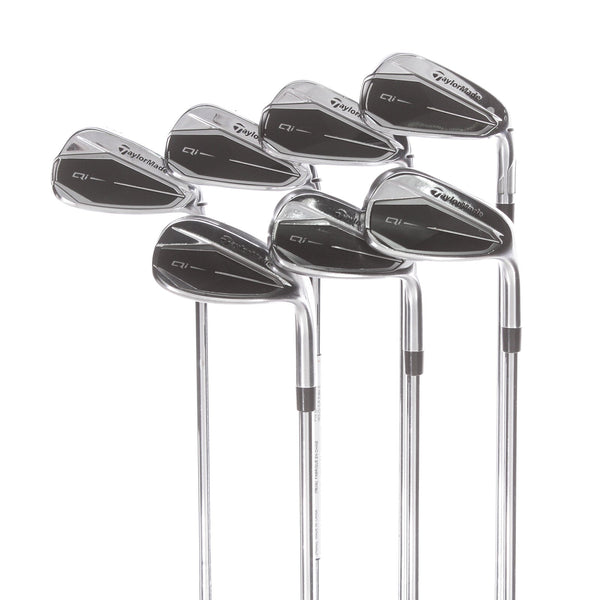 TaylorMade Qi Steel Mens Right Hand Irons 5-SW Stiff - KBS Max 85