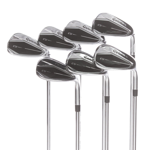 TaylorMade Qi Steel Mens Right Hand Irons 5-SW Stiff - KBS Max 85