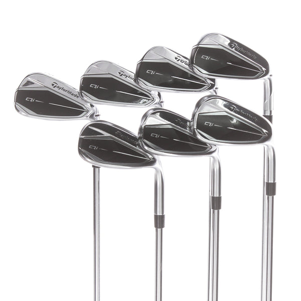 TaylorMade Qi Steel Mens Right Hand Irons 5-SW Regular - KBS Max 85