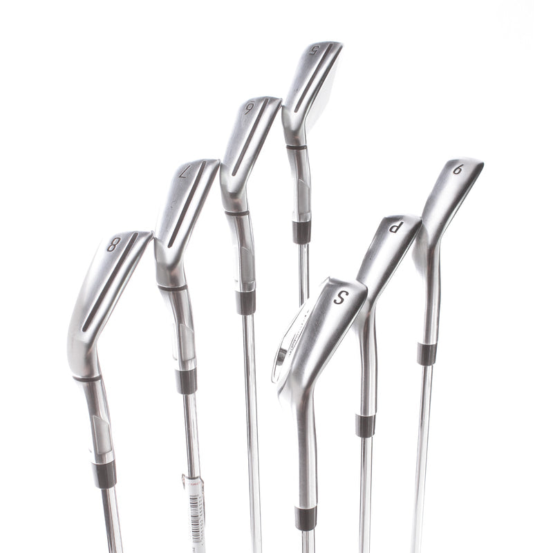 TaylorMade Qi Steel Mens Right Hand Irons 5-SW Regular - KBS Max 85