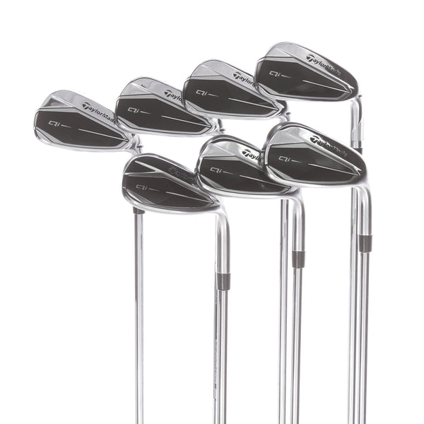 TaylorMade Qi Steel Mens Right Hand Irons 5-SW Regular - KBS Max 85