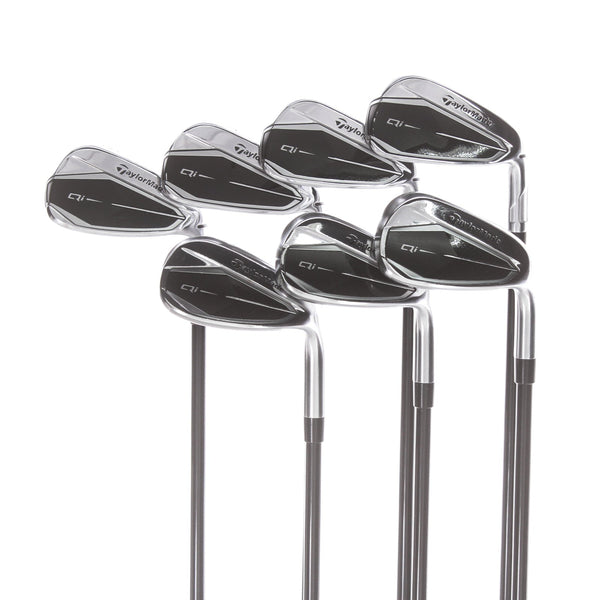 TaylorMade Qi Graphite Mens Right Hand Irons 5-SW Regular - Fujikura Ventus TR 5-R