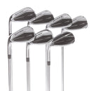 TaylorMade Qi Steel Mens Left Hand Irons 5-SW Regular - KBS Max 85