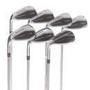 TaylorMade Qi Steel Mens Left Hand Irons 5-SW Regular - KBS Max 85