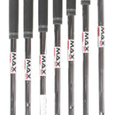 TaylorMade Qi Steel Mens Left Hand Irons 5-SW Regular - KBS Max 85