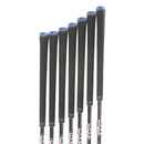 TaylorMade Qi Steel Mens Left Hand Irons 5-SW Regular - KBS Max 85