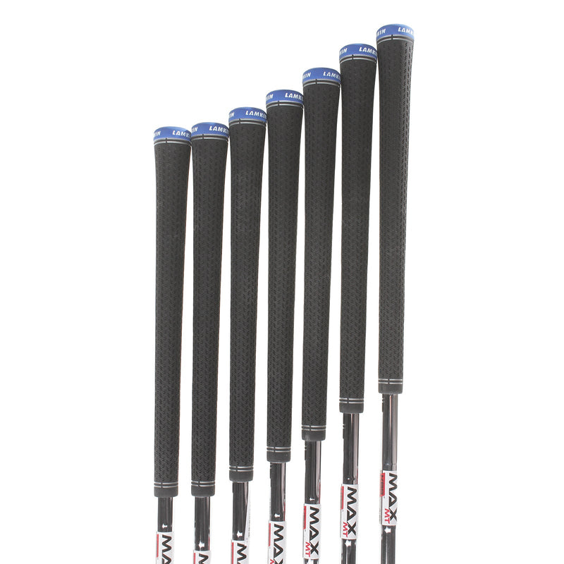 TaylorMade Qi Steel Mens Left Hand Irons 5-SW Regular - KBS Max 85