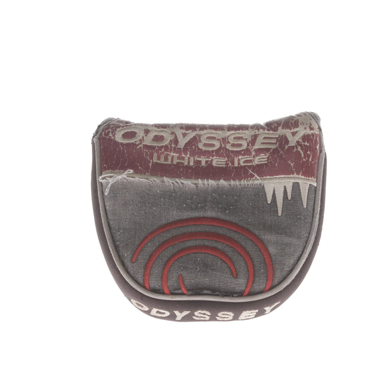 Odyssey White Ice 2-Ball F7 Mens Right Hand Putter 35" Mallet - Super Stroke