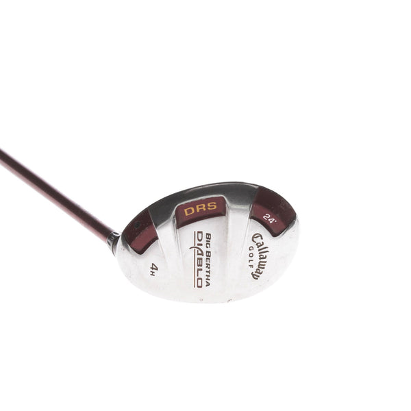 Callaway Big Bertha Diablo DRS Graphite Mens Right Hand 4 Hybrid 24* Stiff - Callaway Golf 60G