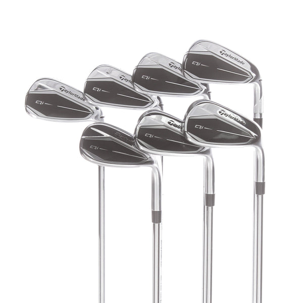 TaylorMade Qi Steel Mens Right Hand Irons 5-SW Regular - KBS Max 85
