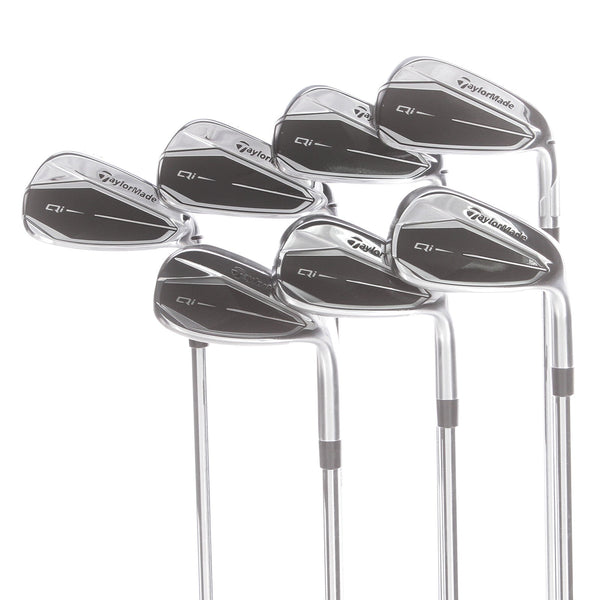 TaylorMade Qi Steel Mens Right Hand Irons 5-SW Regular - KBS Max 85