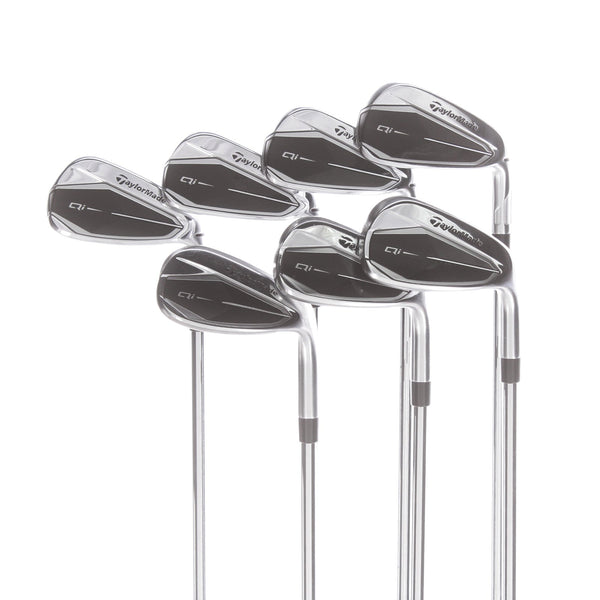 TaylorMade Qi Steel Mens Right Hand Irons 5-SW Stiff - KBS Max 85