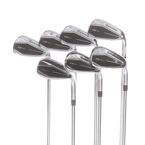 TaylorMade Qi Steel Mens Right Hand Irons 5-SW Stiff - KBS Max 85