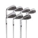 TaylorMade Qi Steel Mens Left Hand Irons 5-SW Regular - KBS Max 85