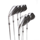 TaylorMade Qi Steel Mens Left Hand Irons 5-SW Regular - KBS Max 85