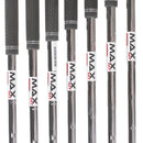 TaylorMade Qi Steel Mens Left Hand Irons 5-SW Regular - KBS Max 85