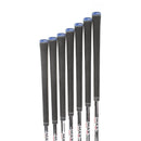 TaylorMade Qi Steel Mens Left Hand Irons 5-SW Regular - KBS Max 85