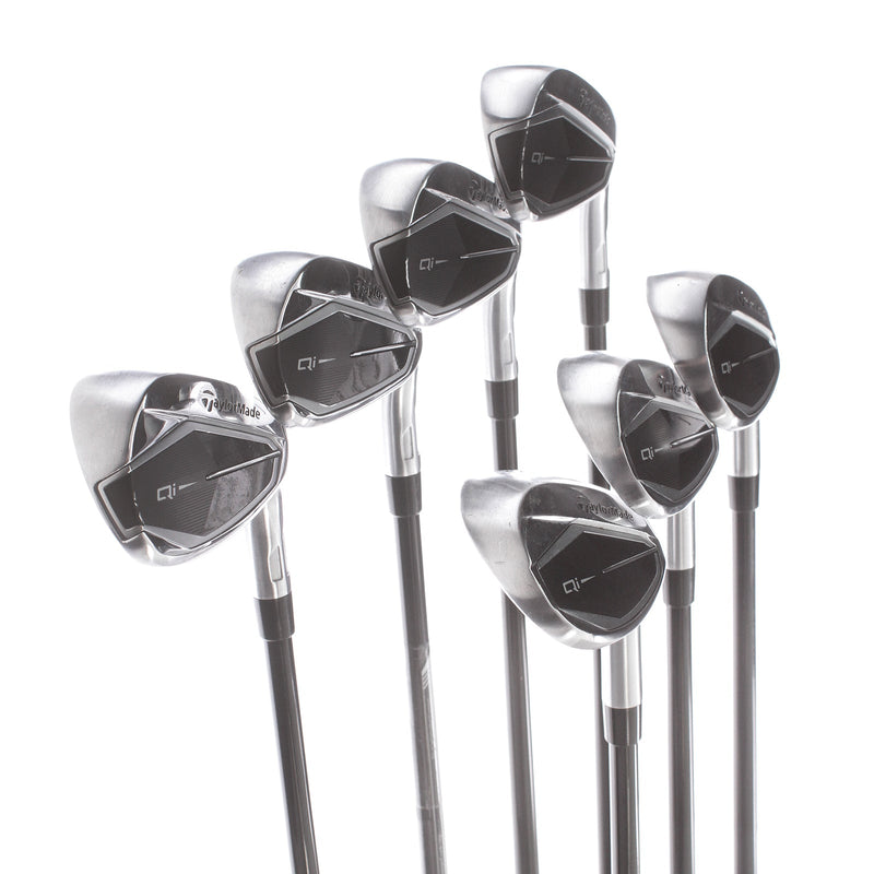 TaylorMade Qi Graphite Mens Right Hand Irons 5-SW Senior - Fujikura Ventus TR 5-A