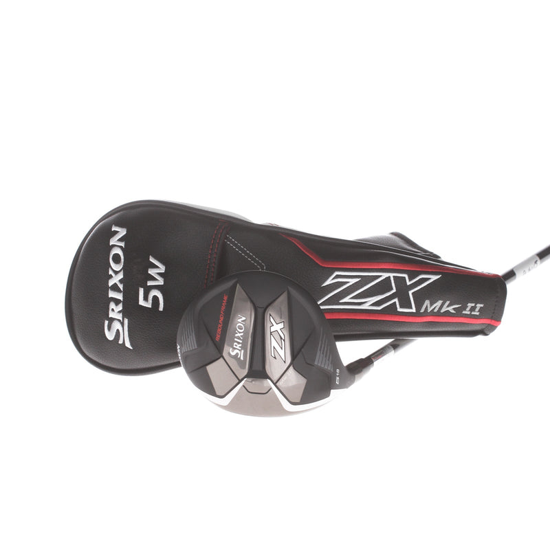 Srixon ZX MKII Graphite Mens Left Hand Fairway 5 Wood 18* Regular - Hzrdus Smoke RDX 60G