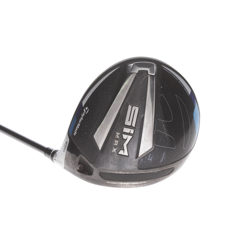 TaylorMade Sim Max Graphite Mens Right Hand Driver 10.5* Stiff - Evenflow Riptide 60G
