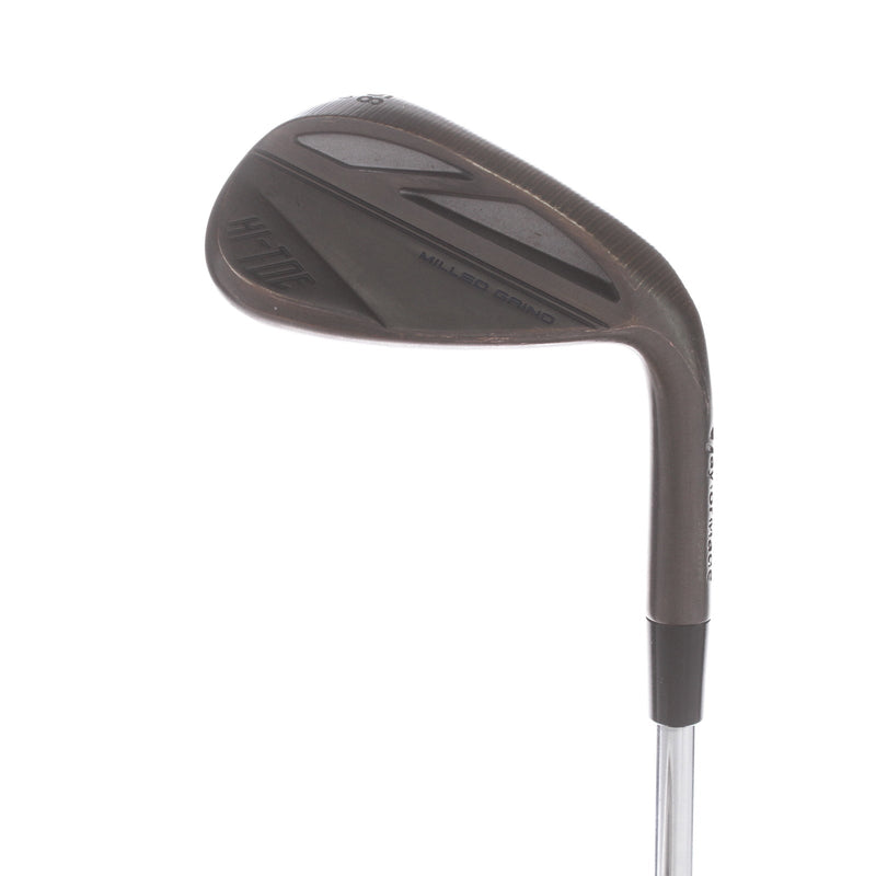 TaylorMade Milled Grind Hi Toe Steel Mens Right Hand Lob Wedge 58* 10 Bounce Stiff - True Temper Dynamic Gold Tour Issue S200